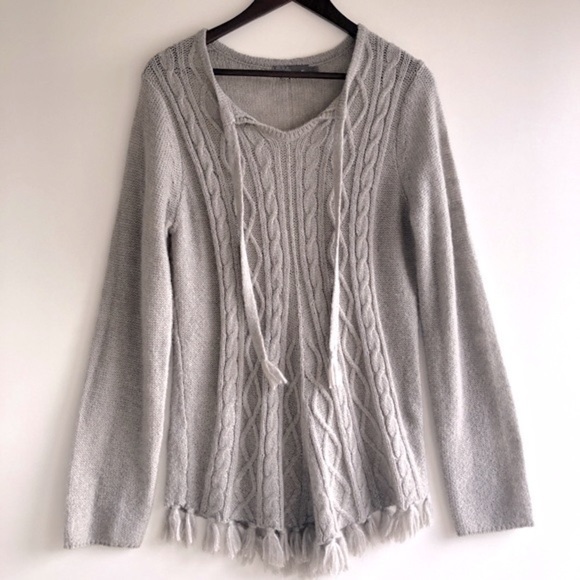 Prana Shelby Wool Blend Sweater Heathered Knit - Picture 3 of 10